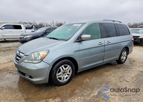 2005 Honda Odyssey Ex z USA, uszkodzony, nr VIN 5FNRL38455B076362